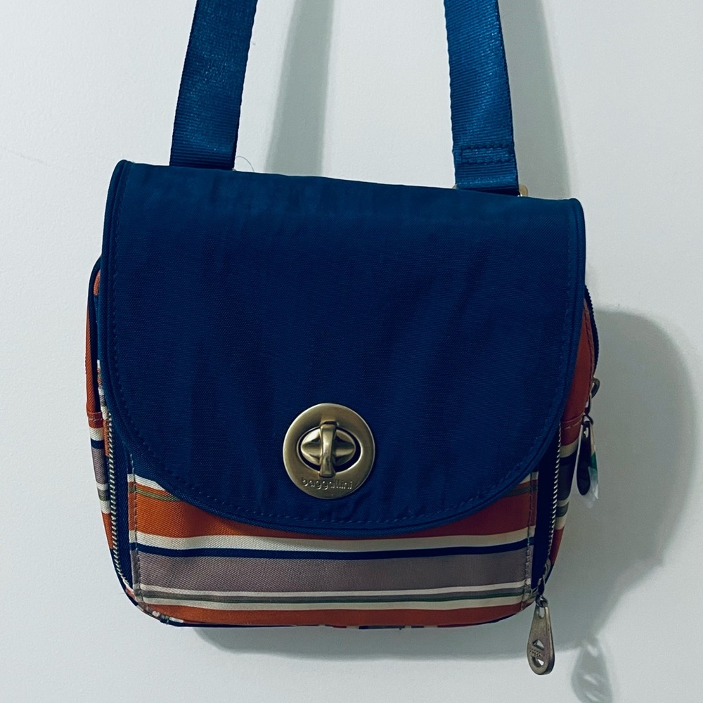 Baggallini Colorful Striped Crossbody Bag